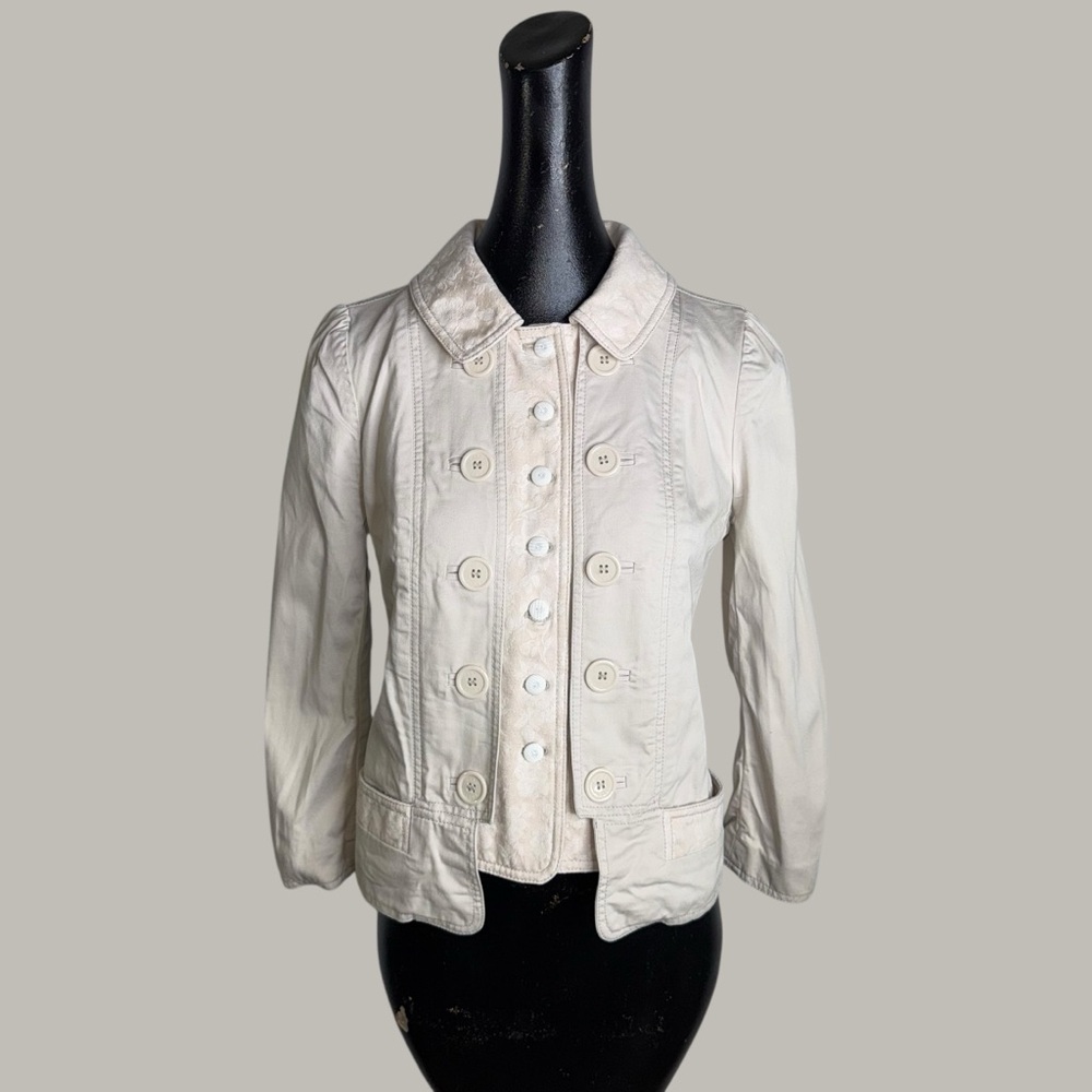 Marc Jacobs Cream Button-Front Jacket - image 12